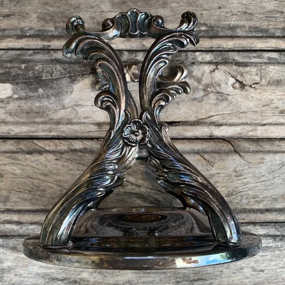 Vintage F.B. Rogers Silver Company Gravy Boat Stand - Picture 8 of 10